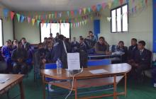 Mahalaxmi Municipality Inter School Quiz Competition Audience group photo