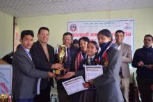 Mahalaxmi Municipality Inter School Quiz Competition second prize winners